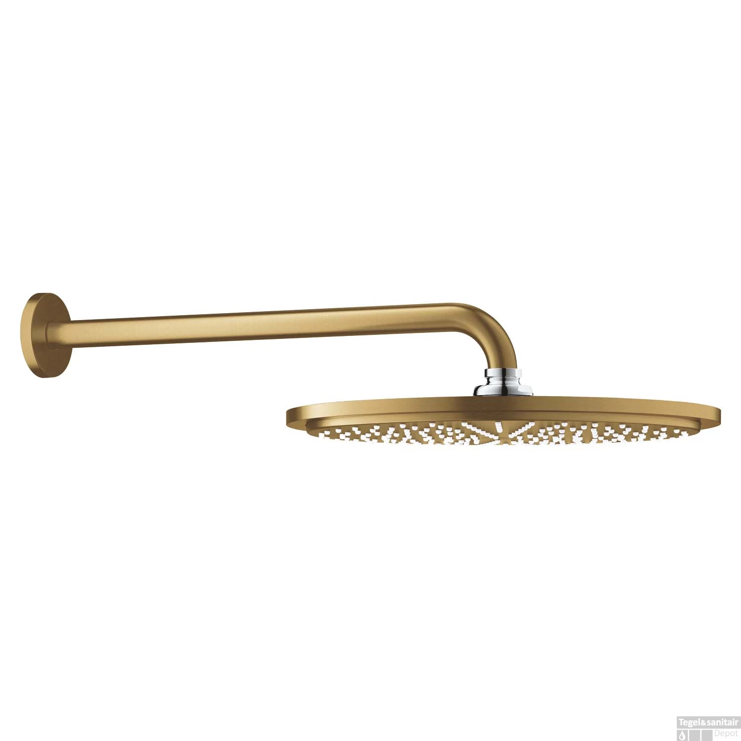 Regendoucheset Grohe Rainshower Cosmopolitan Metal 31 Cm Met Wandarm Cool Sunrise Geborsteld