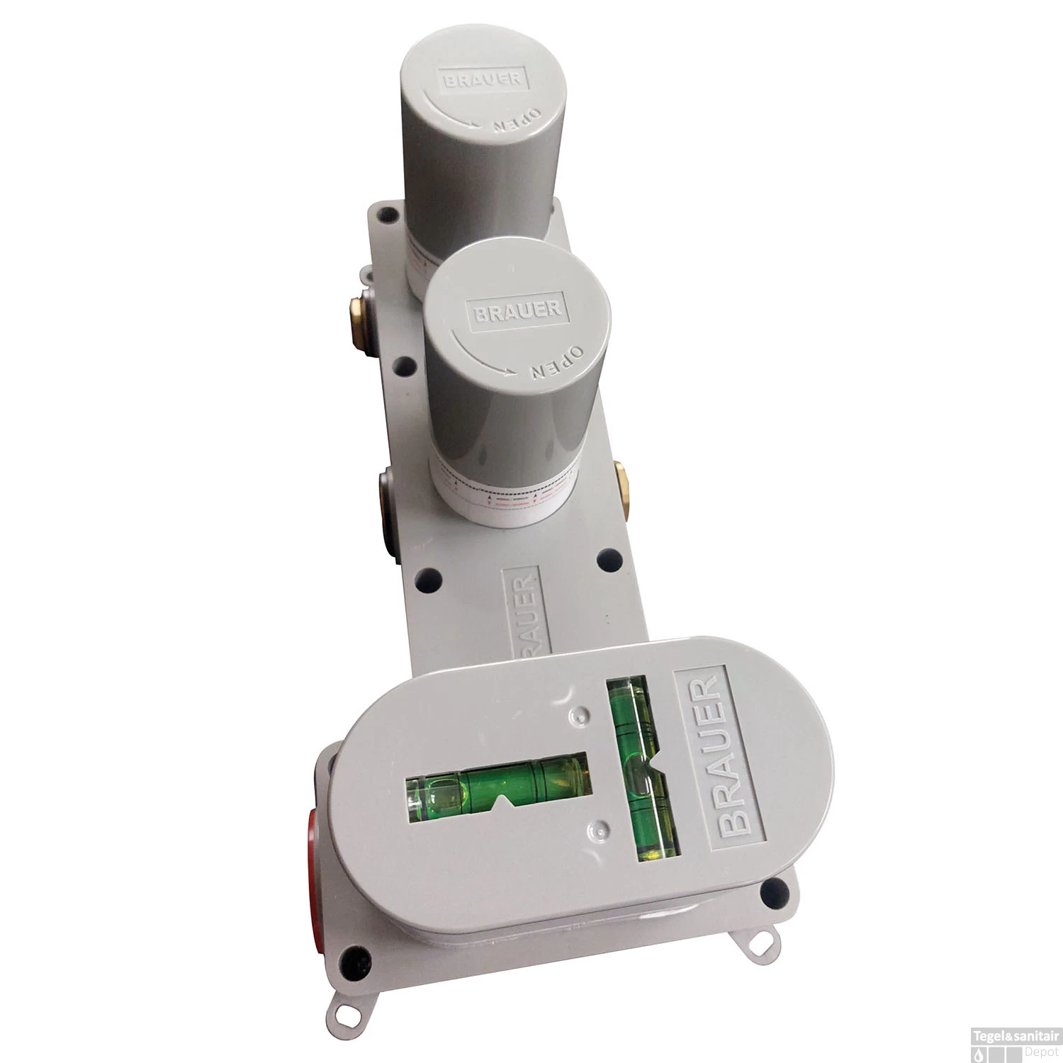 Regendoucheset Inbouw Brauer Black Carving Thermostatisch 30cm Met Wandarm En Handdouche 3-Standen Losse Stopkranen Mat Zwart - Afbeelding 5