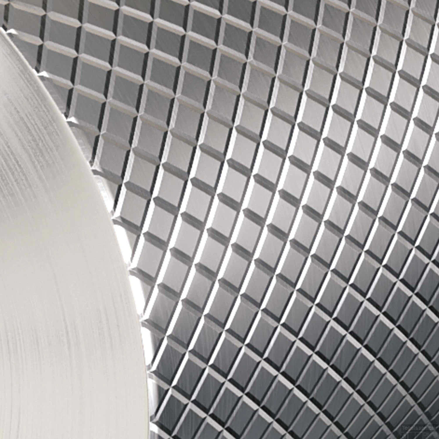 Regendoucheset Inbouw Brauer Brushed Carving Thermostatisch 30cm Met 3-Weg Omstelling, Wandarm, Glijstang En 3-Standen Handdouche Geborsteld RVS - Afbeelding 11