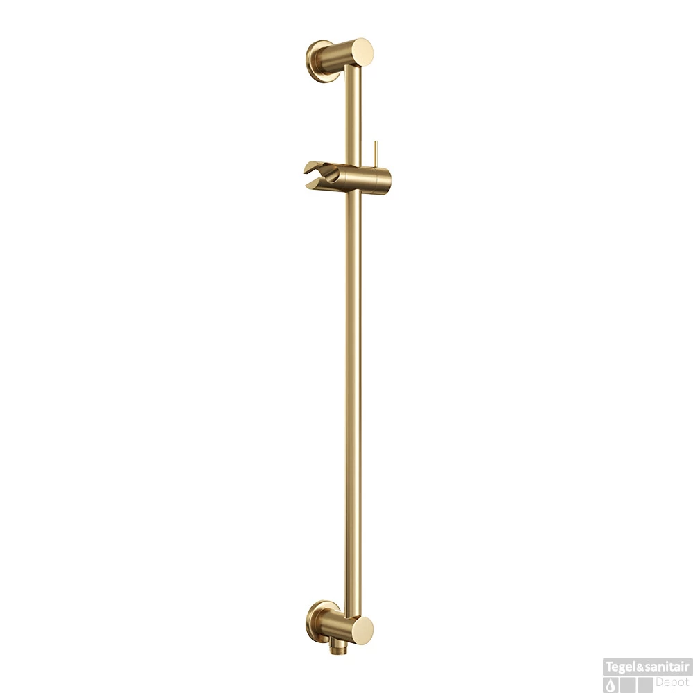 Regendoucheset Inbouw Brauer Gold Edition Thermostatisch 30cm Met Plafondarm, Glijstang En Handdouche 3-Standen Losse Stopkranen Geborsteld Goud - Afbeelding 8
