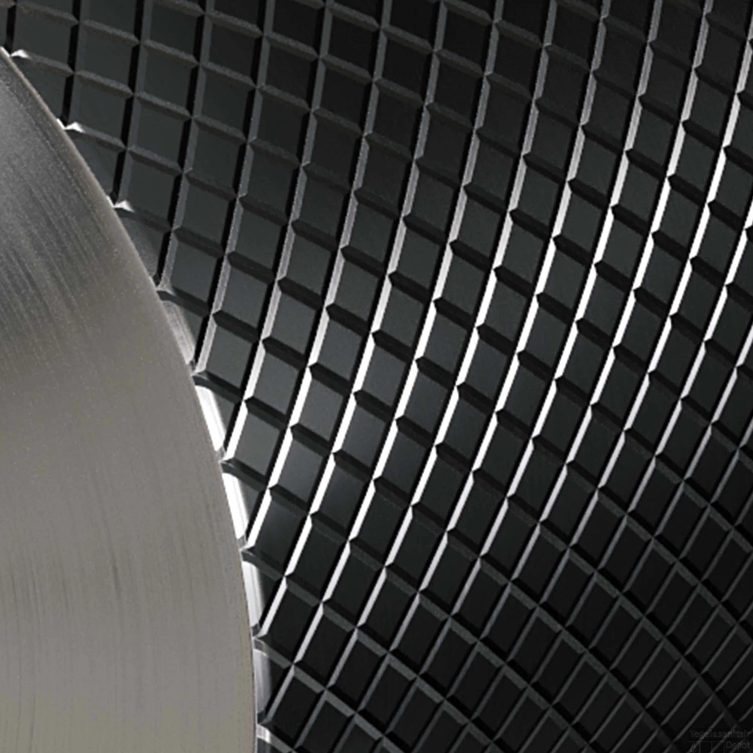 Regendoucheset Inbouw Brauer Gunmetal Carving Thermostatisch 20cm Met Wandarm En Handdouche Staaf Losse Stopkranen Geborsteld Gunmetal - Afbeelding 3