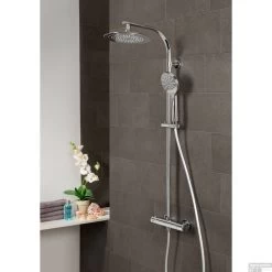 Regendoucheset Schutte Madura Fresh Opbouw Thermostatisch Chroom