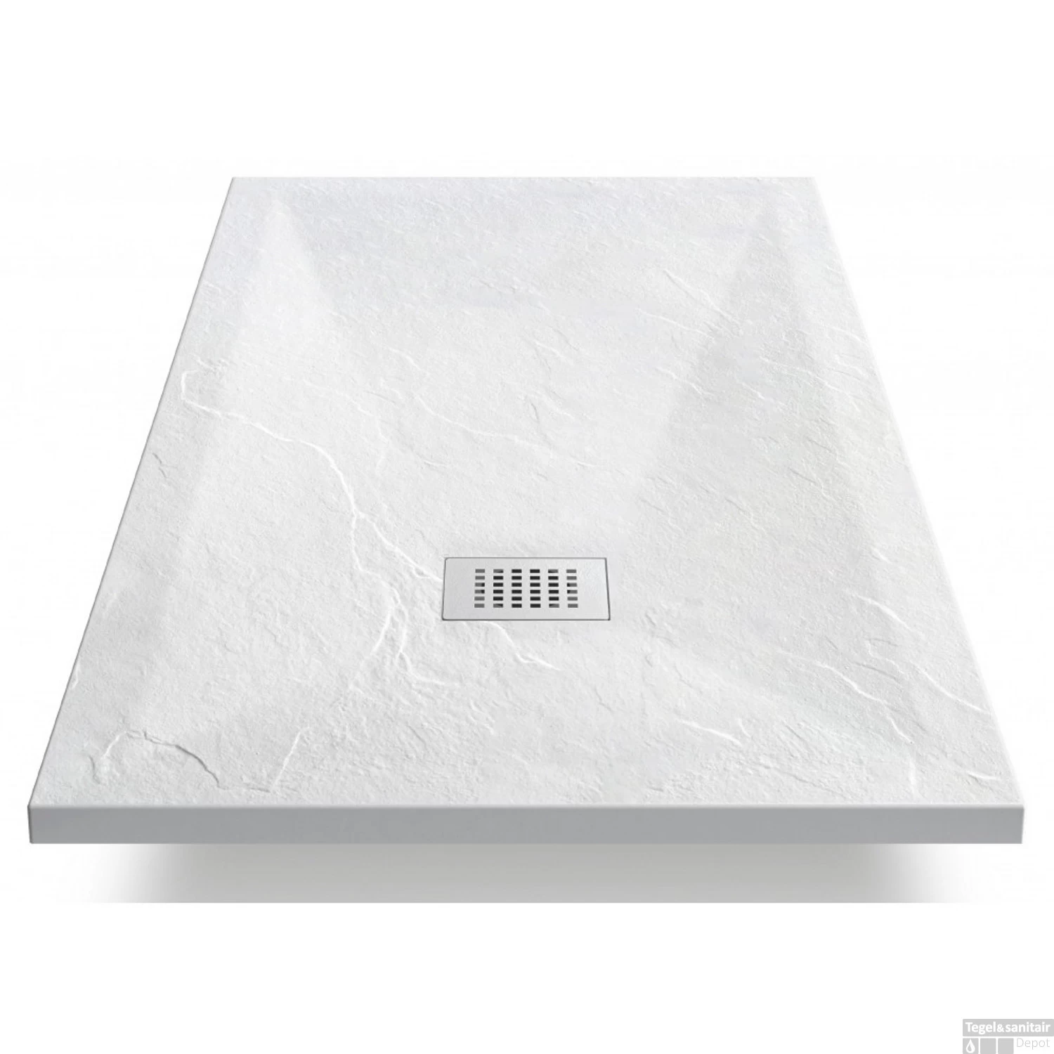 Douchetub Sanimar Sanistone 140 X 90 Cm Wit - Afbeelding 3