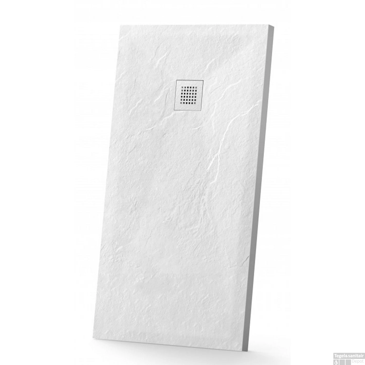 Douchetub Sanimar Sanistone 140 X 90 Cm Wit - Afbeelding 2