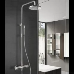 Regendoucheset Hotbath Get Together Buddy Opbouw Thermostatisch Chroom