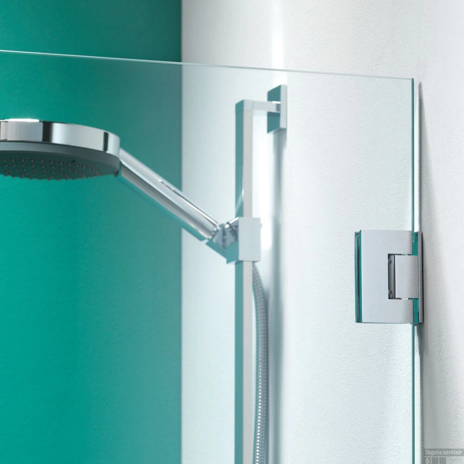 Badwand By Sealskin 'I AM' 75x160 Cm RVS 1 Deel Helder Antikalk Glas - Afbeelding 2