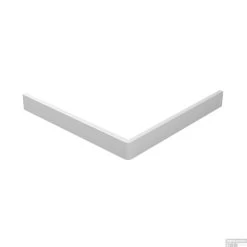 Voorzetpaneel Met Poten Boss & Wessing T.b.v. Douchebak Acryl Vierkant 90x90x4 Cm Wit